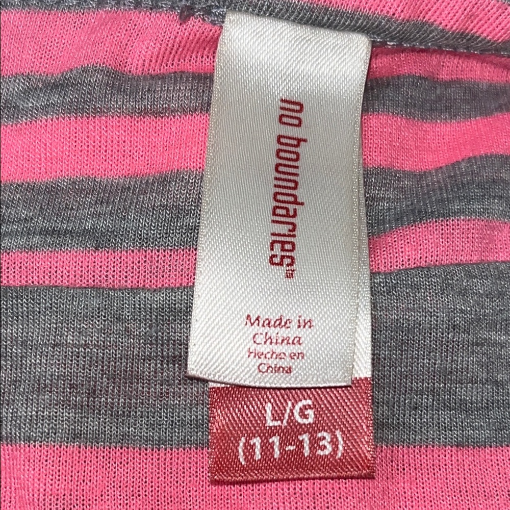 No Boundaries Pink and Gray Striped Maxi Dress - Picture 2 of 9
